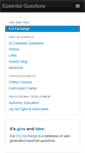 Mobile Screenshot of essentialquestions.org